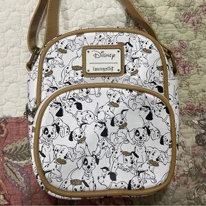 Disney Loungefly 101 Dalmatians Puppies Crossbody Bag – Cookies Print